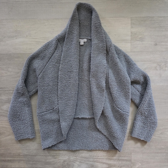 Barefoot Dreams Tops - Barefoot Dreams Soft Cozy Chic Gray Knit Cardigan